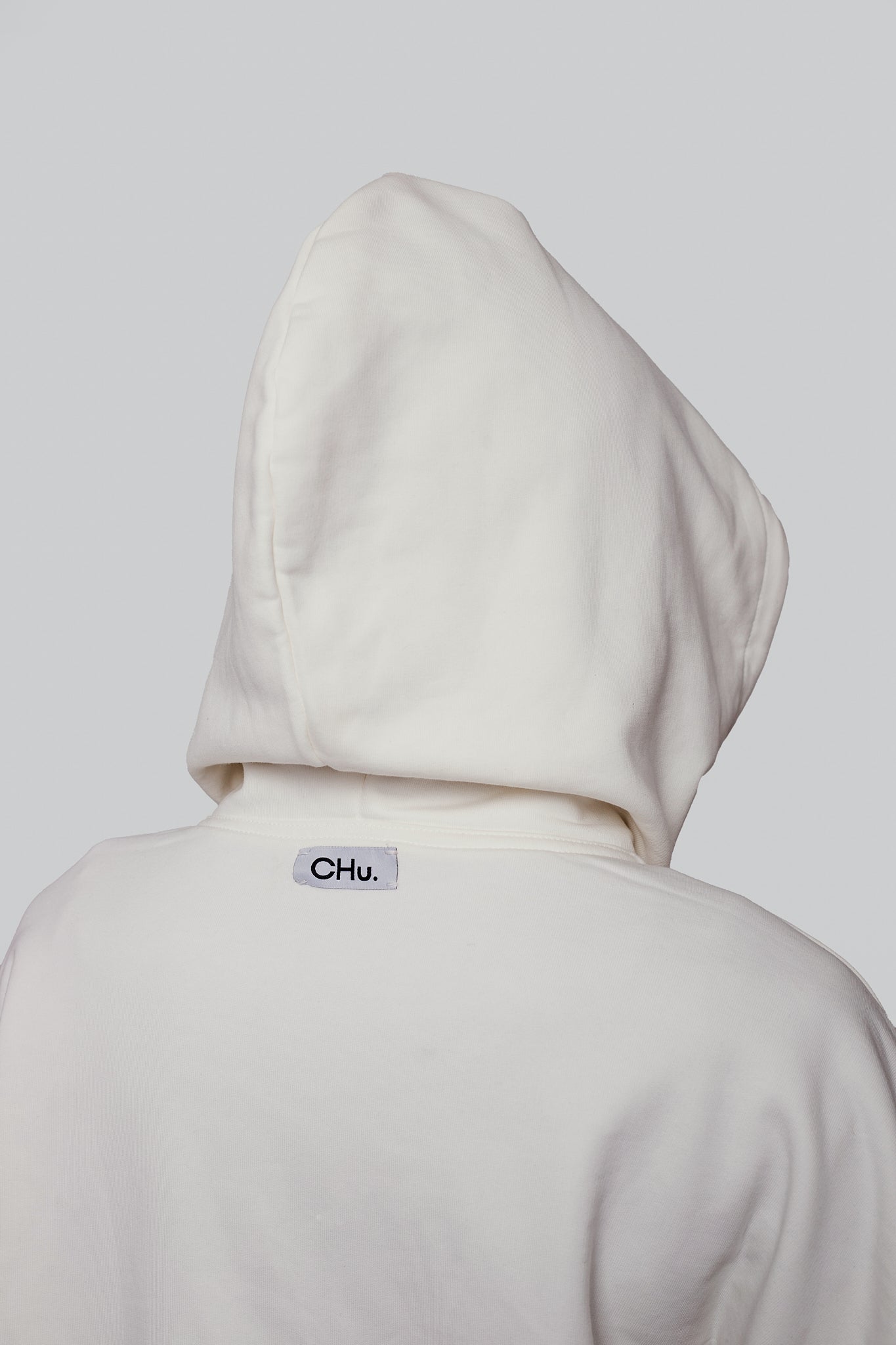 Oversize White Pearl Hoodie