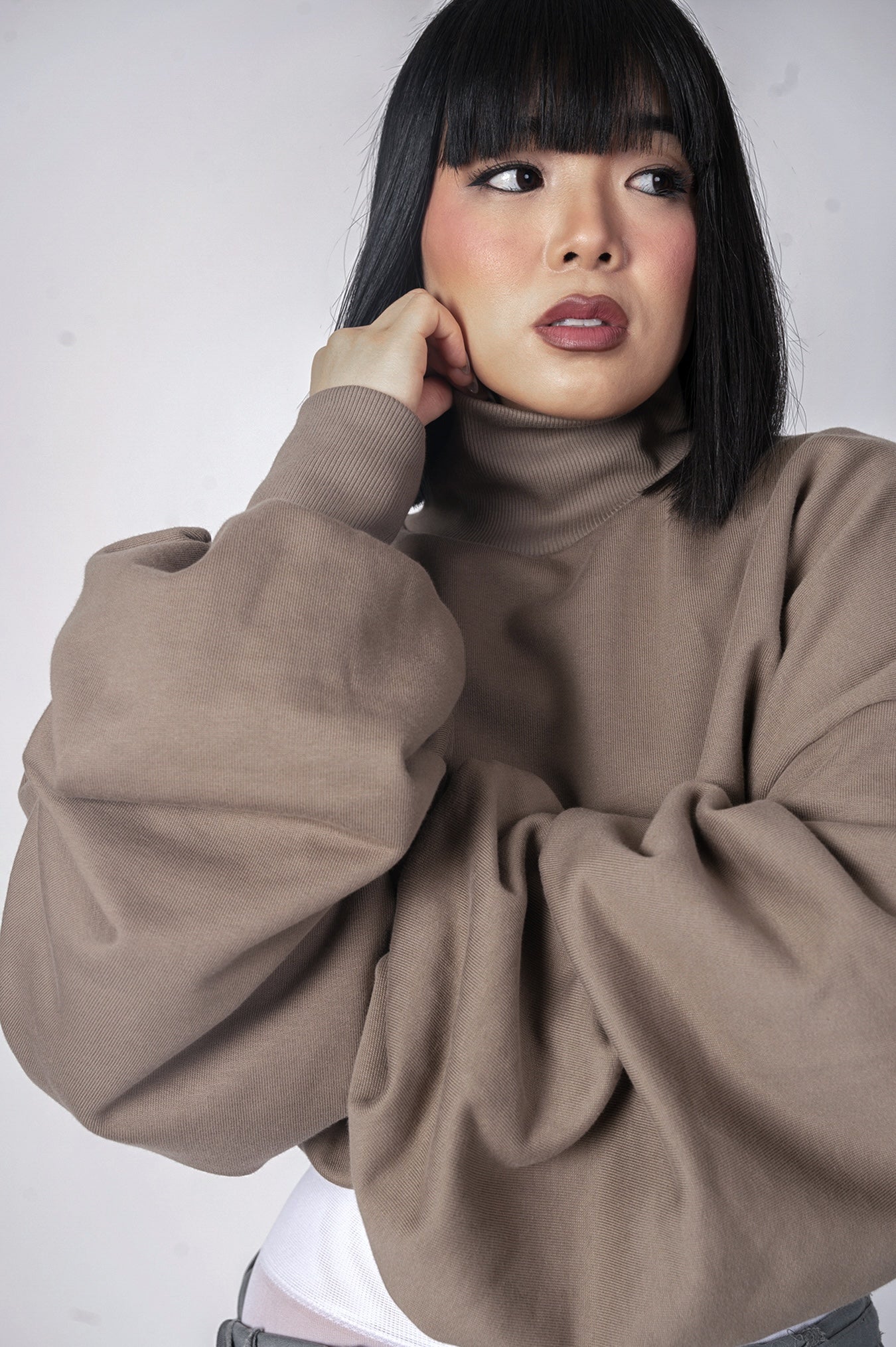 Essensial Turtleneck Sweatshirt